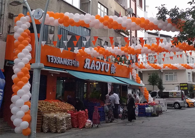 Açılış organizasyonu balon süsleme İstanbul